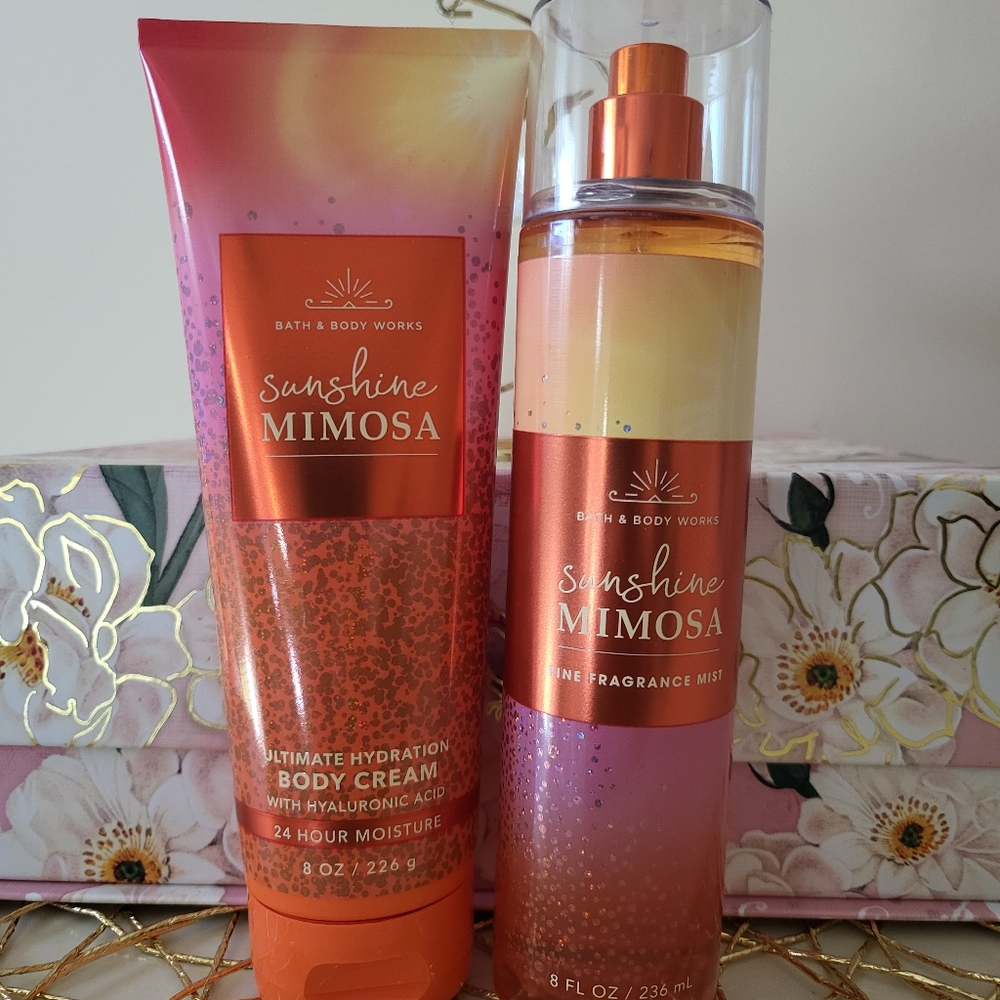 Bath & Body Works Sunshine Mimosa Signature Collection